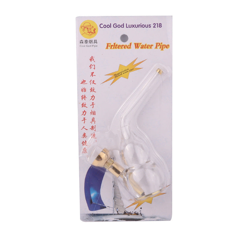 Clamshell Packaging Portable Water Filter Tobacco Pot Dual-purpose Hookah Pipe