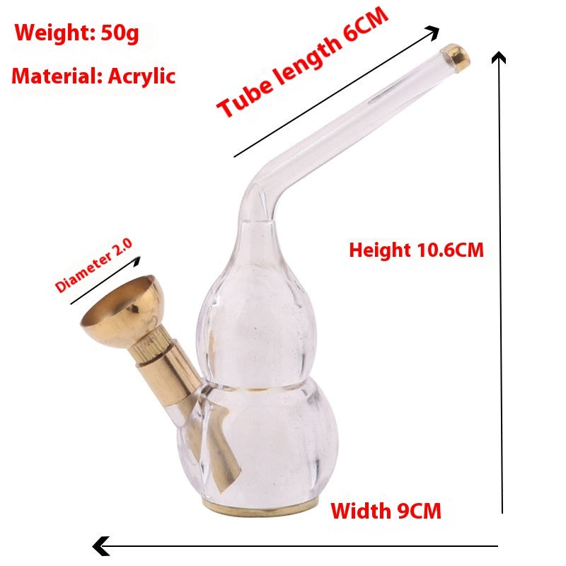 Clamshell Packaging Portable Water Filter Tobacco Pot Dual-purpose Hookah Pipe