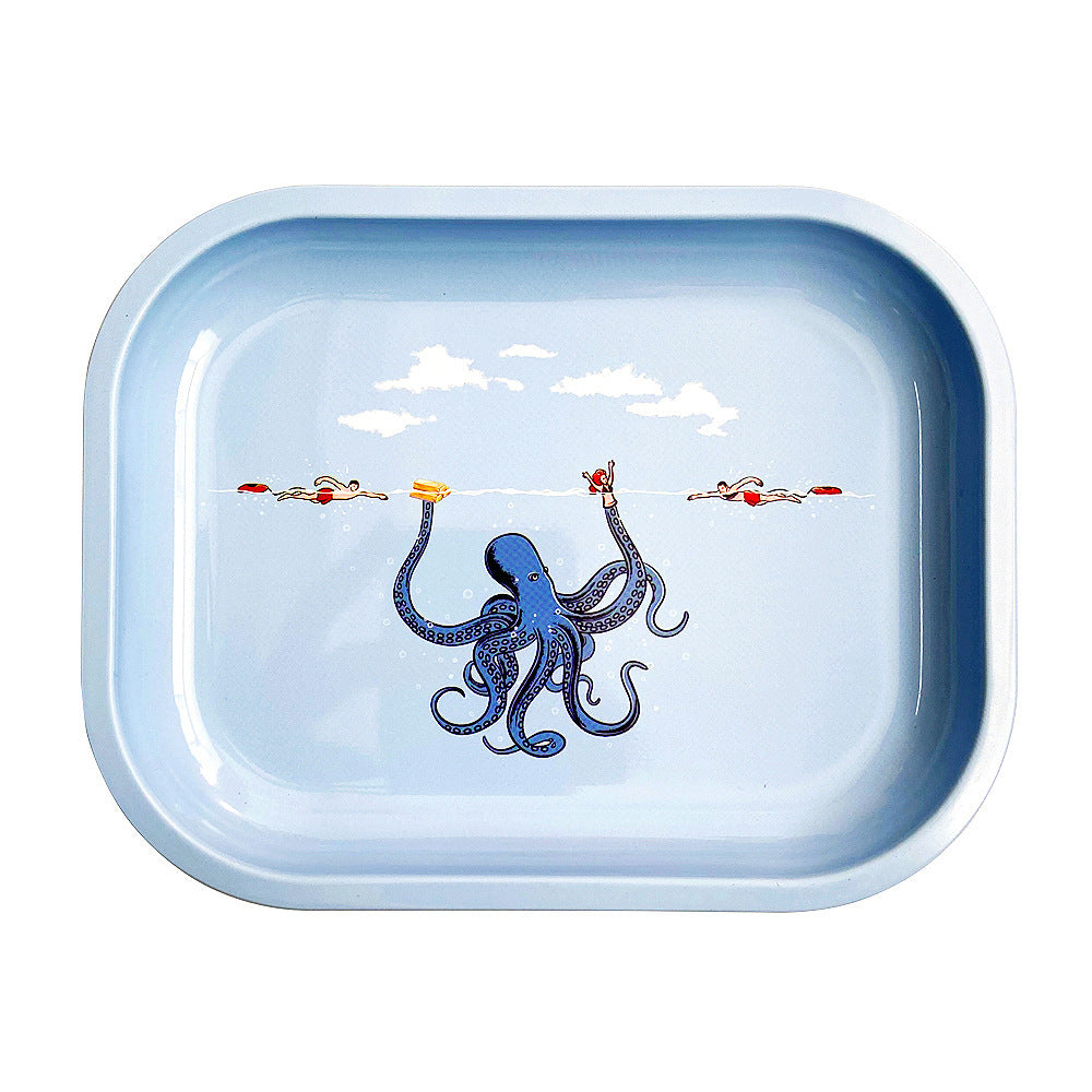 Rectangular Multi-function Cigarette Tray Storage Tray